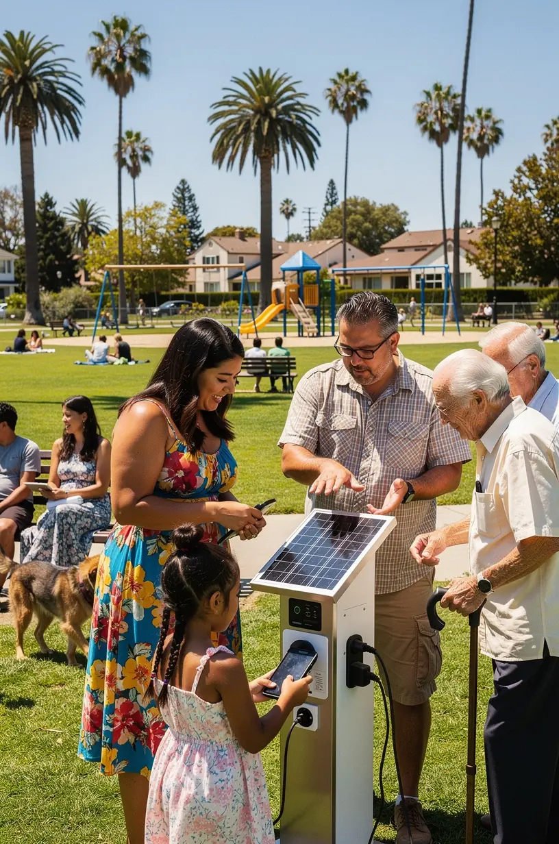 Close-up of a digital map showing smart sensors deployed in a residential area